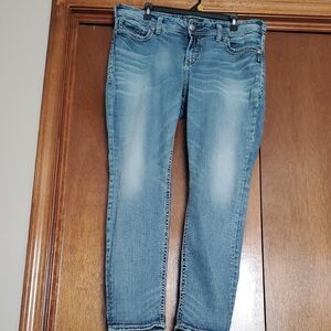 Silver Jeans Light Blue Women's Ankle Jeans